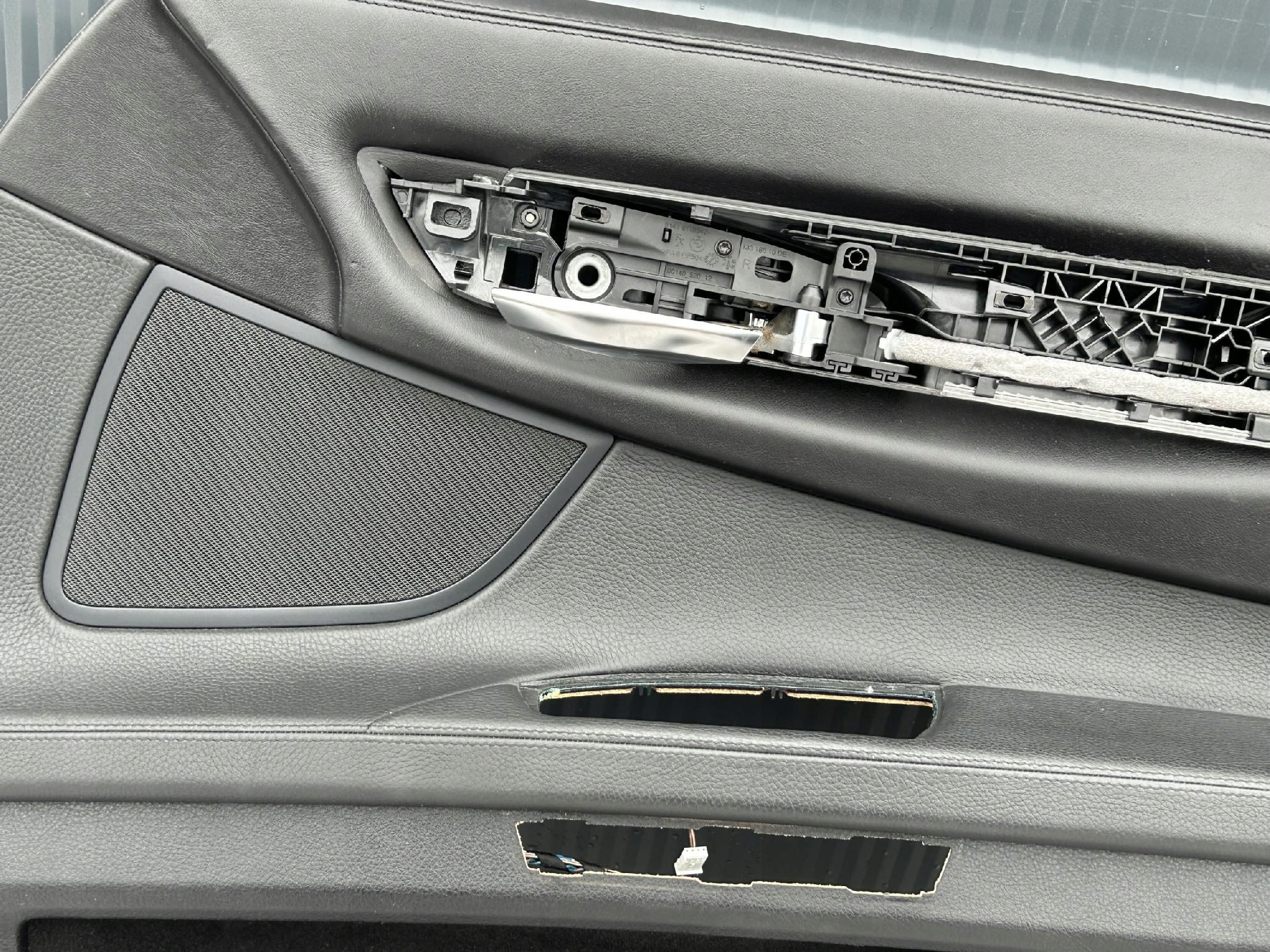 side door right front BMW 7 F01 leather black DAKOTA