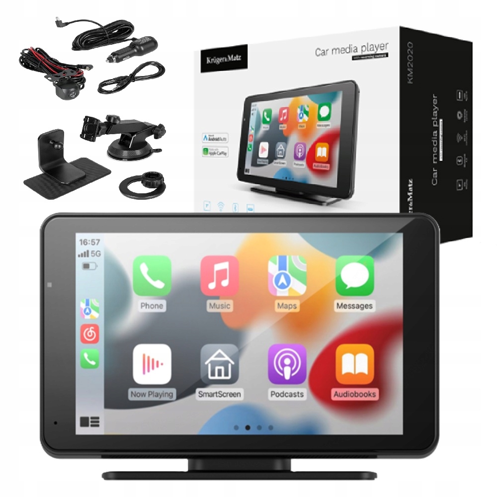 Multimediální stanice 7'' Android rádio Auto Apple Carplay couvací kamera