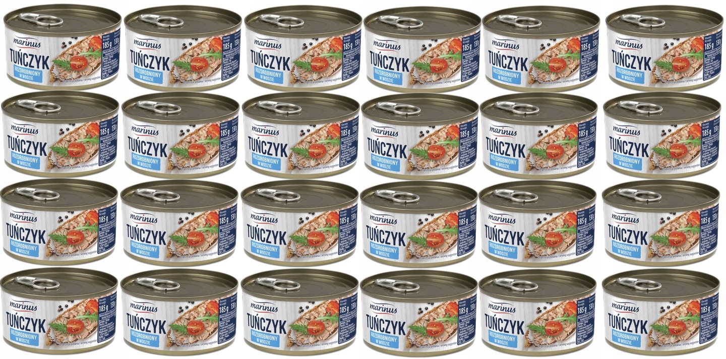 Tuňák rozdrcený na kousky ve vodě Marinus 185 g