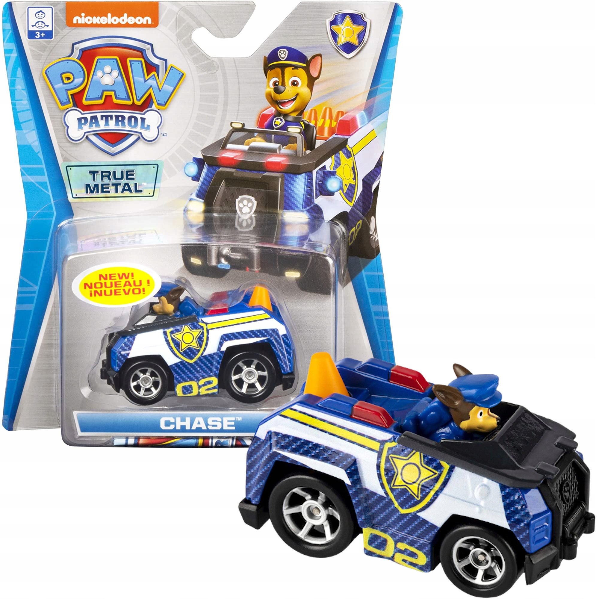 

Psi Patrol Radiowóz Chase Pojazd Metalowy Autko