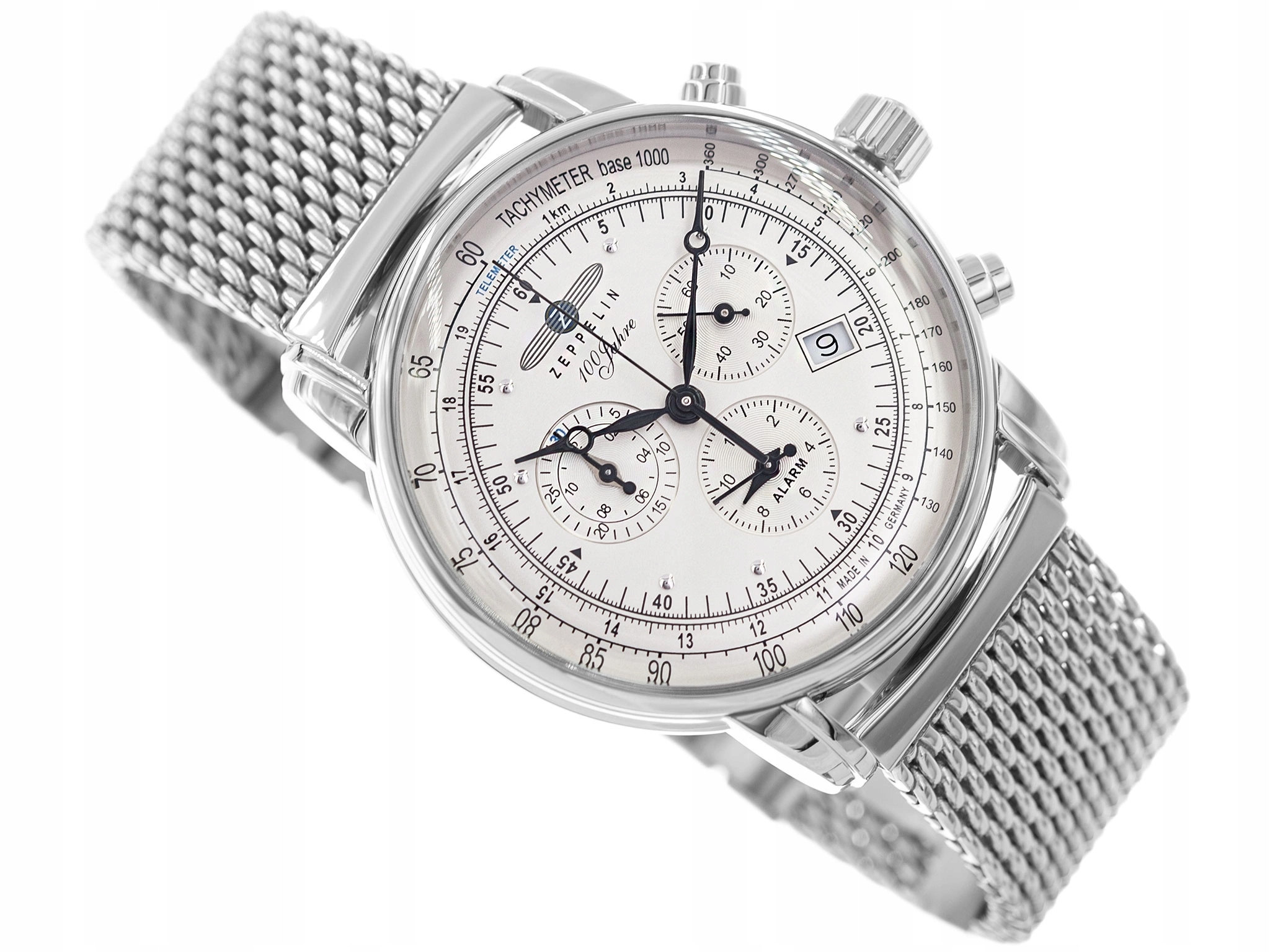 Pánské Hodinky Zeppelin 7680 M-1 100 Jahre Alarm