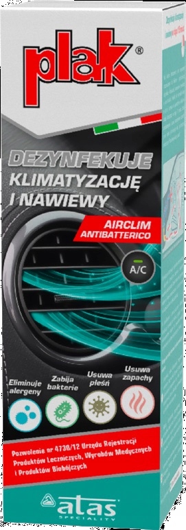 

PlakAir Clim Antibatterico 200ml do klimatyzacji