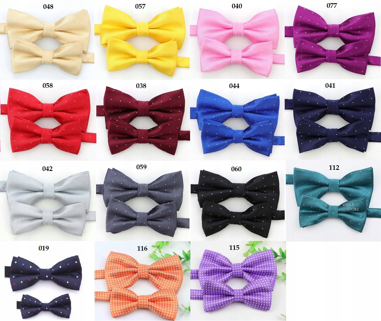 MUCHA męska i MUCHA dziecięca niebieska chabrowa Model 005mts