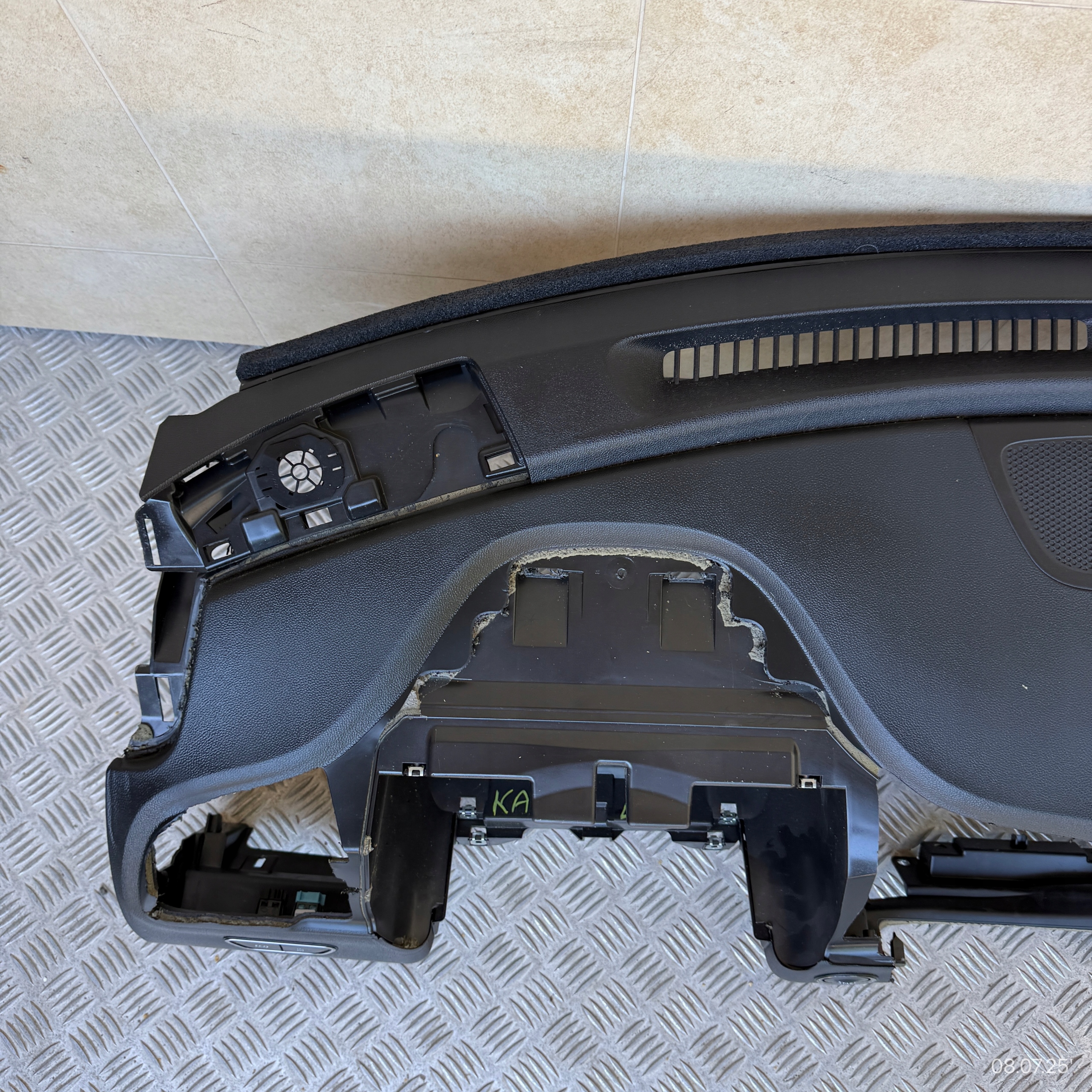 dashboard complete airbag console tension belts cockpit RENAULT KADJAR LIFT 2019 ROK