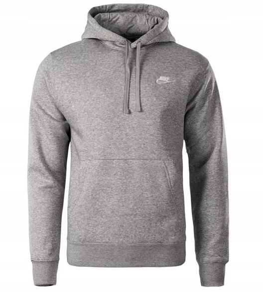 Bluza męska Nike Sportswear z kapturem BV2654-063 szara XL