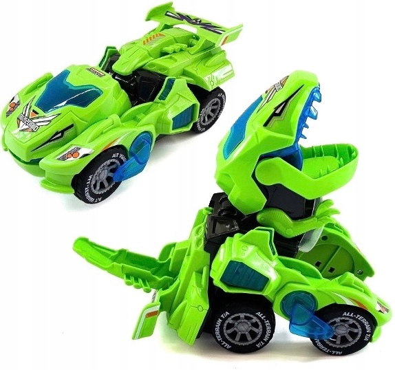 

Auto robot Dinozaur transformacja światło dźwięk