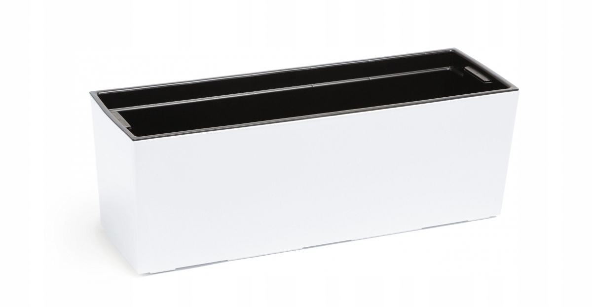 Kwietnik skrzynka Begonia Lamela Biały Lakier