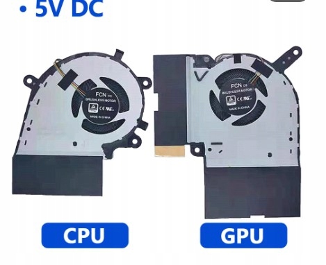 Ventilátor Komplet Cpu Gpu Asus Rog Strix G531 G731 G732 G512 5V Cpu Gpu