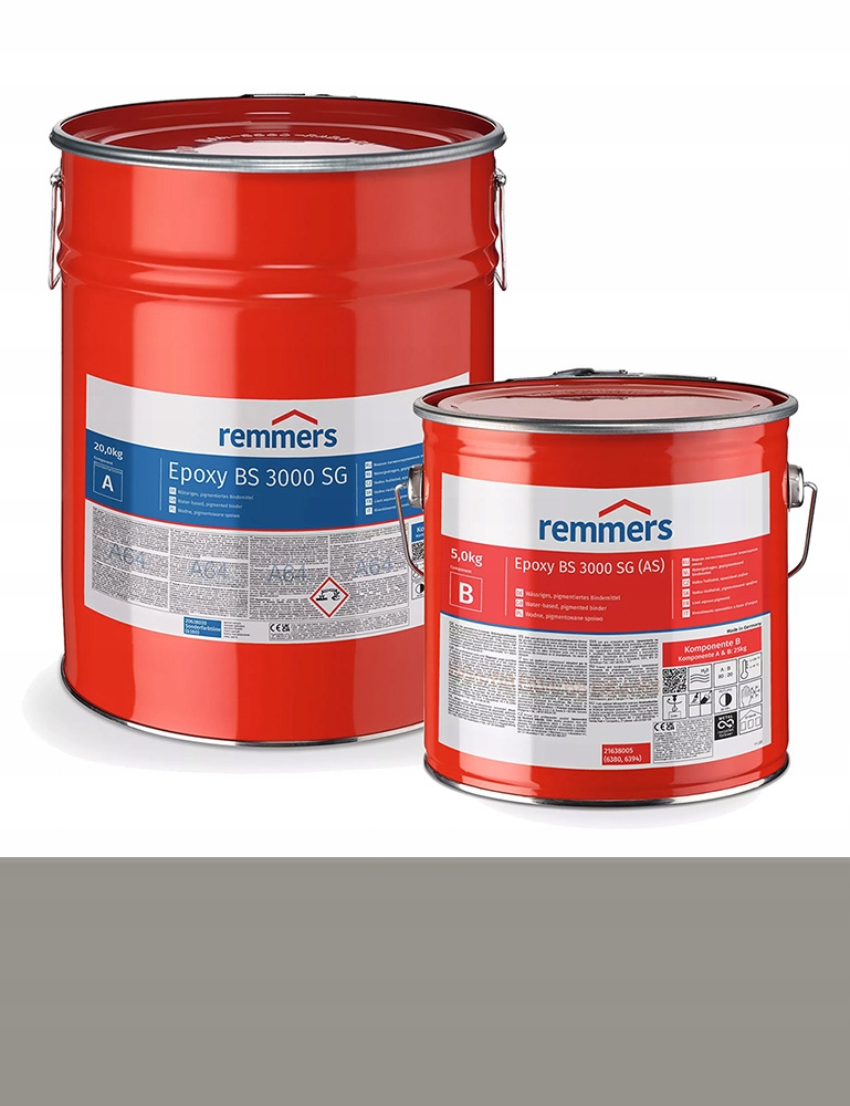 Epoxidová pryskyřice Remmers Epoxy Bs 3000 Sg 10 kg kamenná šedá