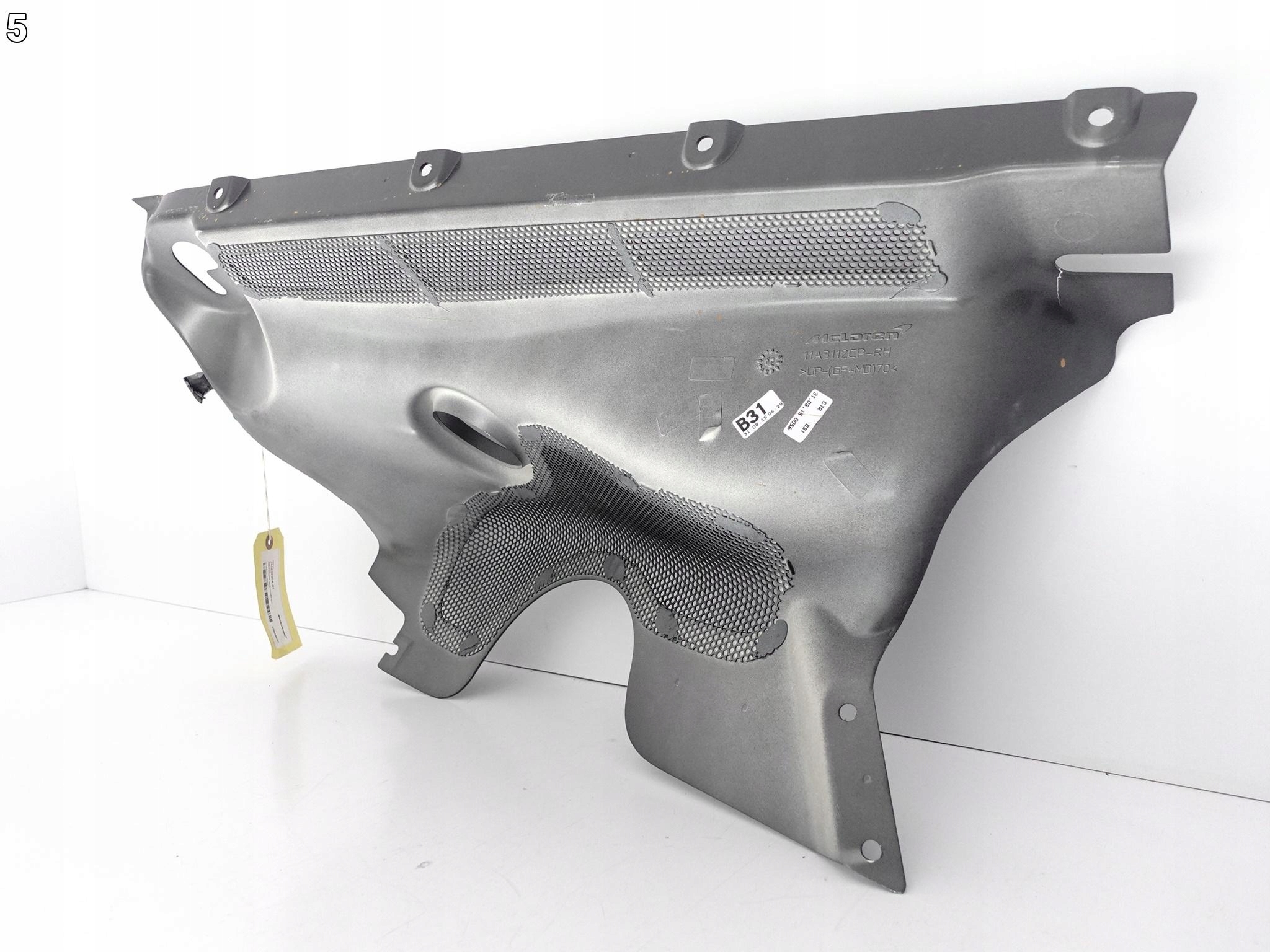 MCLAREN MP4-12C 12C 11-14 motor cover covering PANEL right