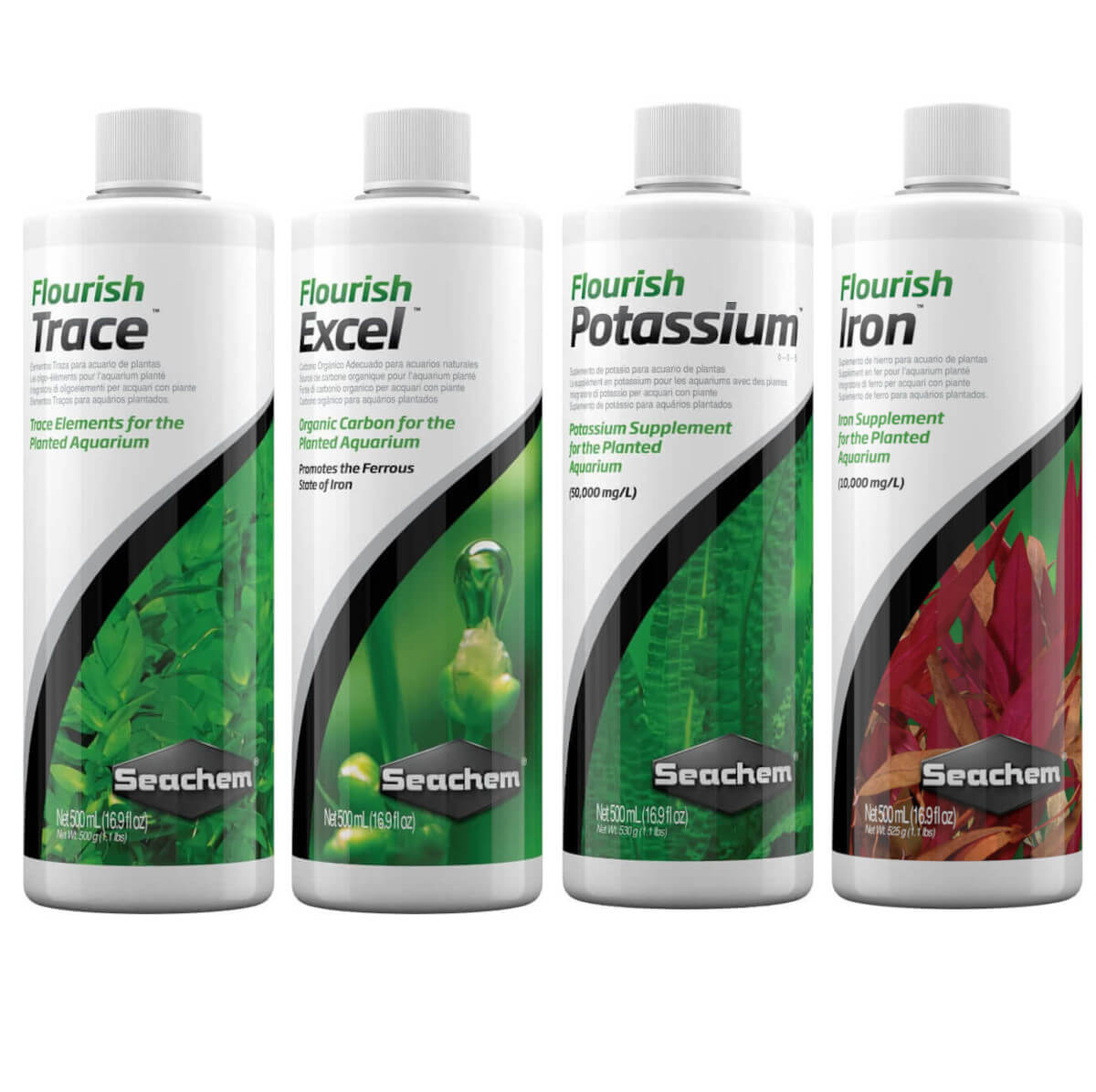 Levně Seachem Flourish Medium 4x500 ml Sada hnojiv