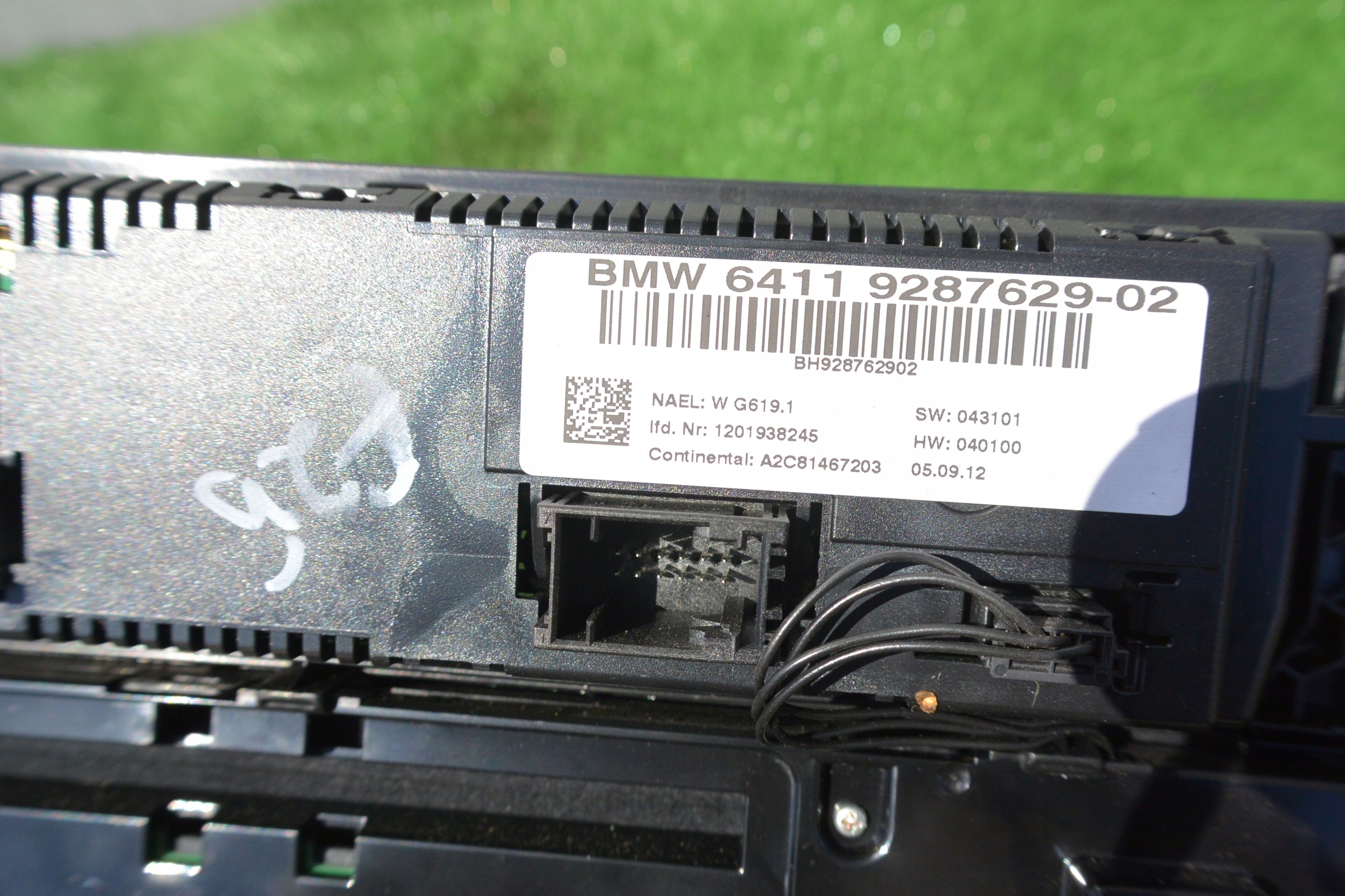 commande de climatisation radio BMW X3 F25 9287629 9208592