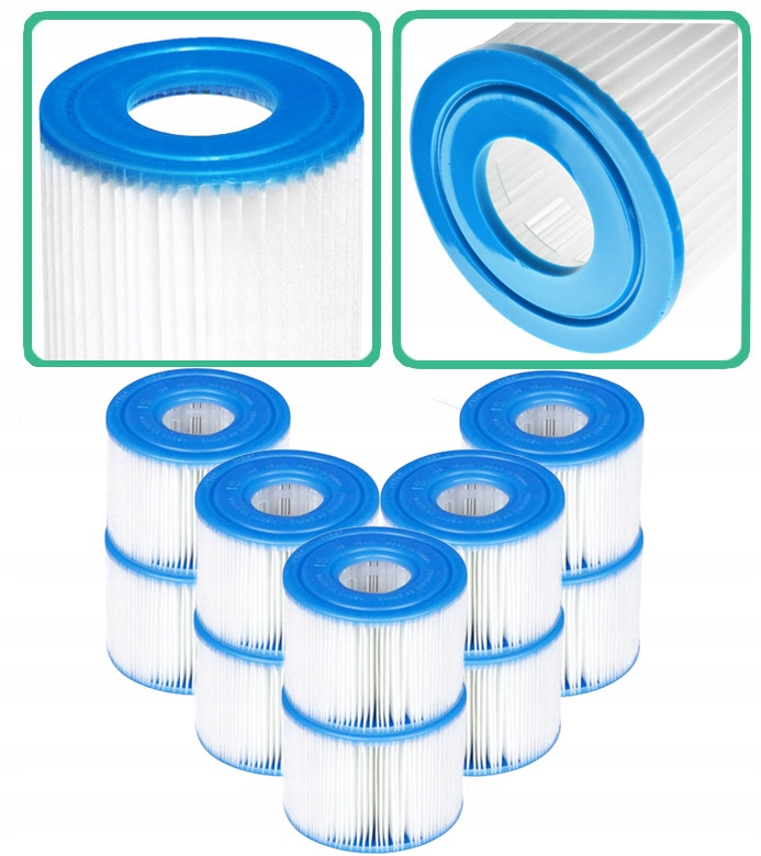 10 x Filtr Bazénového Čerpadla Jacuzzi Intex Filtrační Vložka 29001 Typ S1