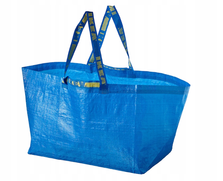 

Ikea Frakta Duża torba, niebieski, 71 l