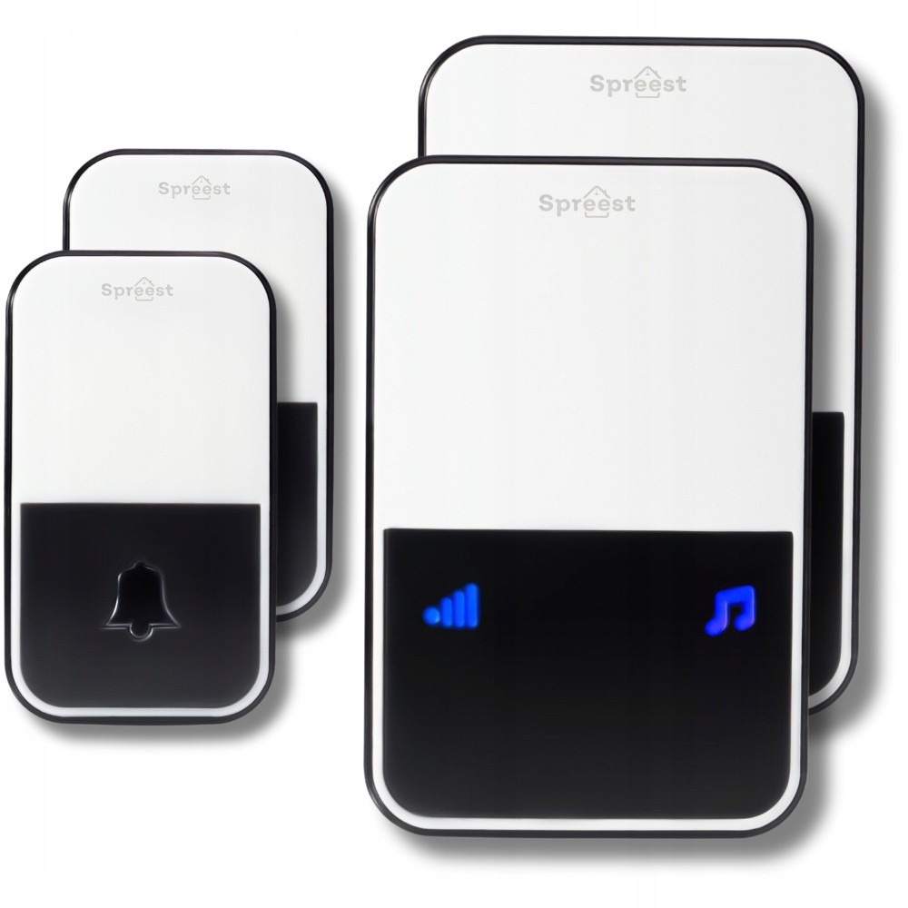 Bezdrátový Zvonek Na Dveře Do Branky Na Baterie, Voděodolný, Venkovní