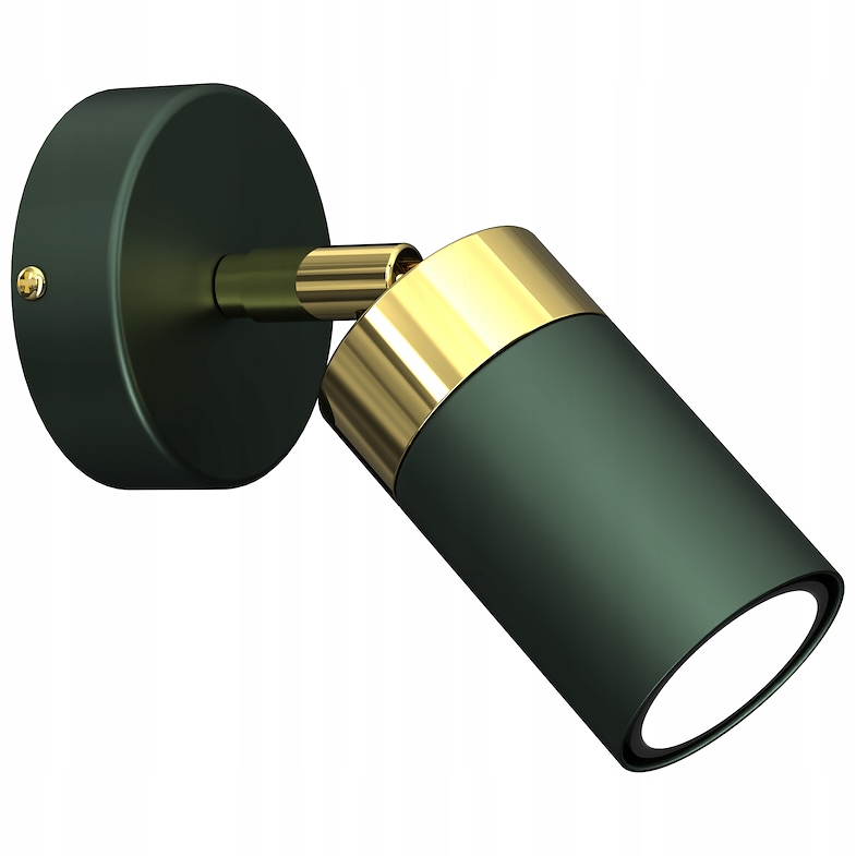 Kinkiet lampa ścienna Joker zielony złoty GU10 * 1P