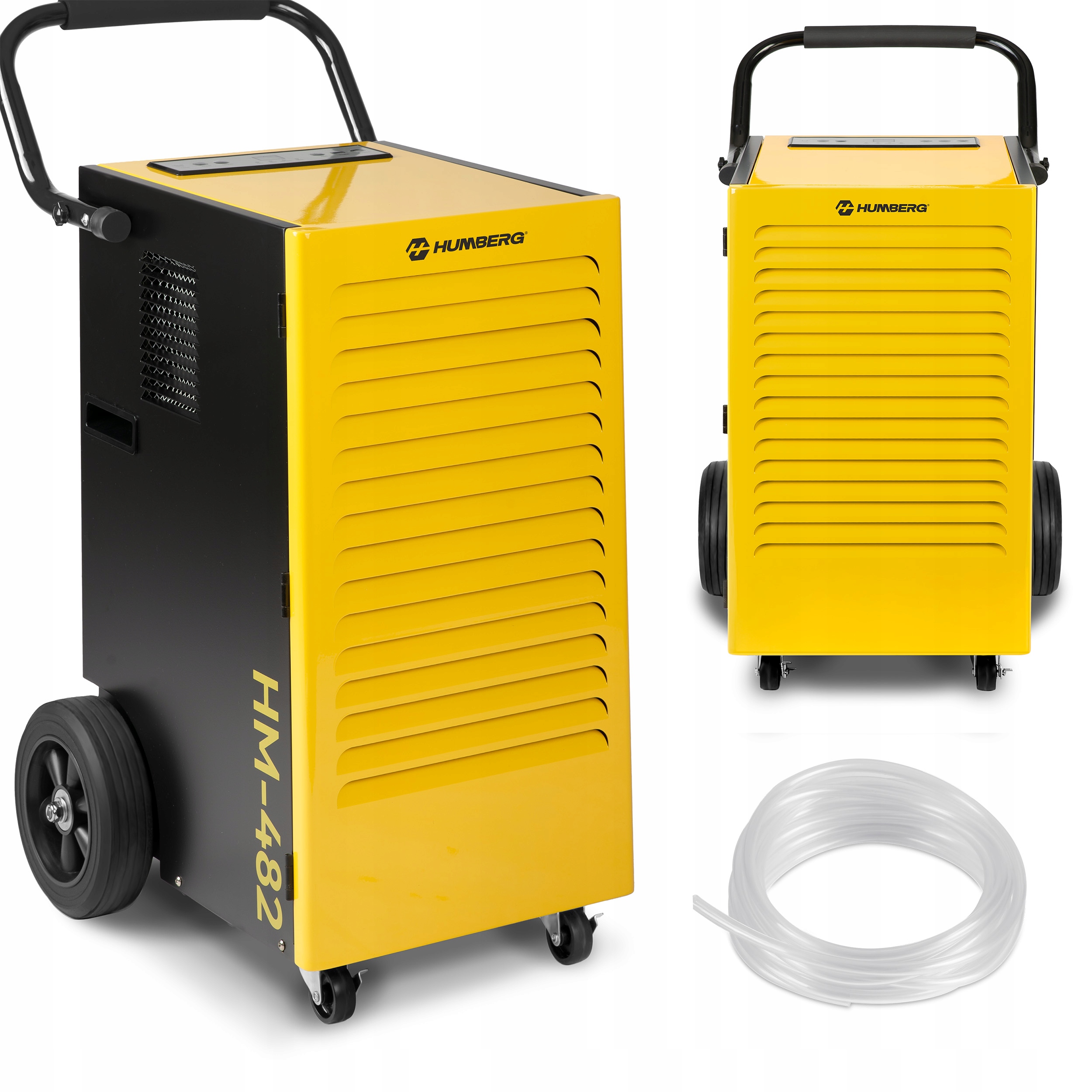 Osuszacz Powietrza Przemysłowy HM-482 Budowlany Pochłaniacz Wilgoci 70L/24H