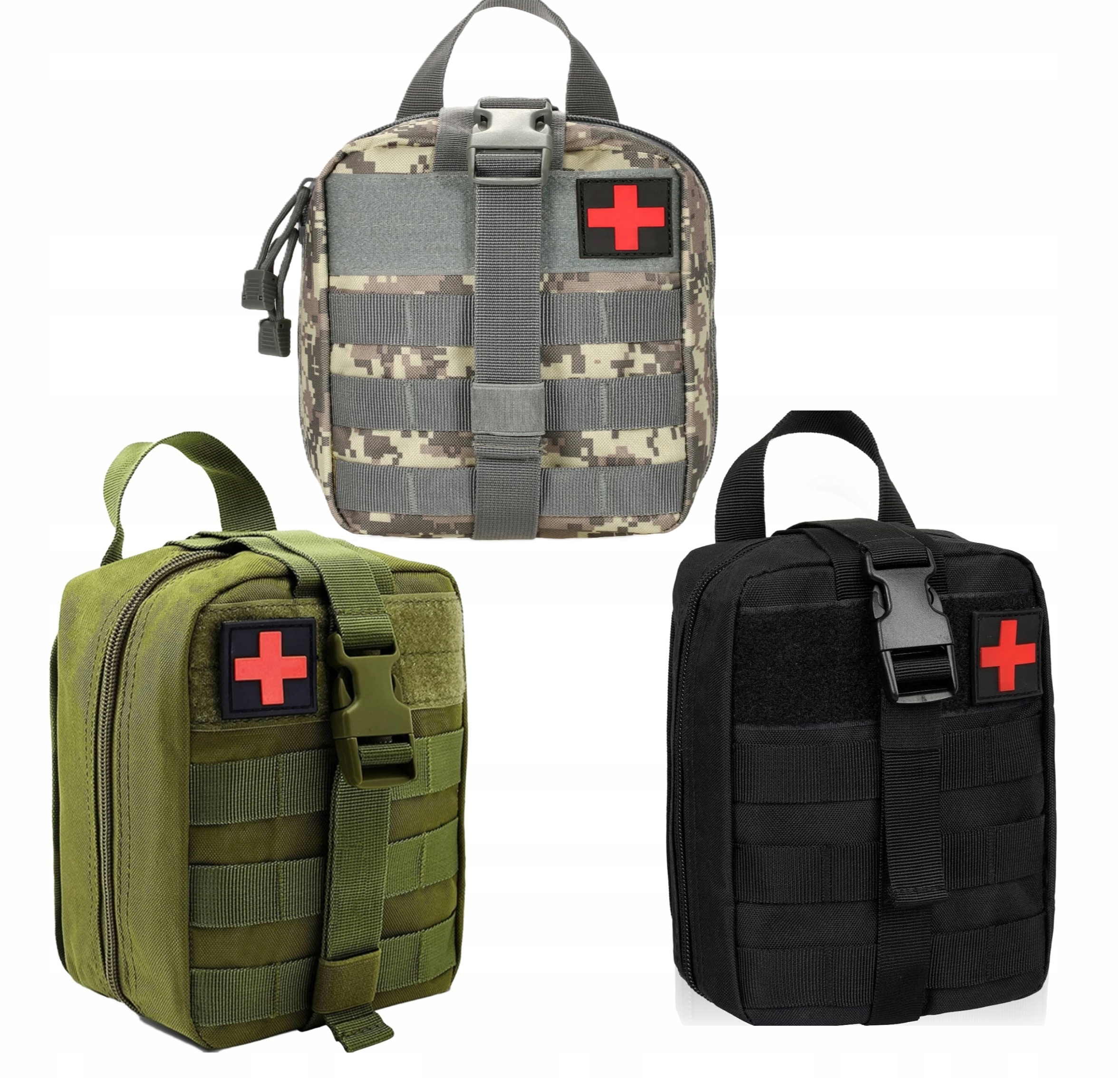 APTECZKA TORBA WOJSKOWA TURYSTYCZNA TAKTYCZNA SURVIVALOWA PIERWSZA POMOC Waga 500 g