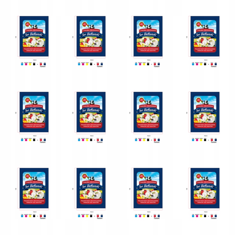 Balkánský sýr z kravského mléka 150 g X12