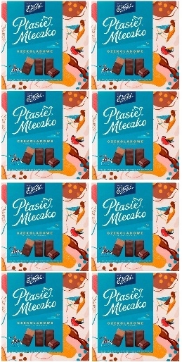 8x 340g Wedel Ptasie Mleczko Czekoladowe