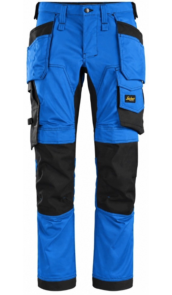 Pánské pracovní kalhoty Snickers 6241 Elastické Stretch Cordura modré