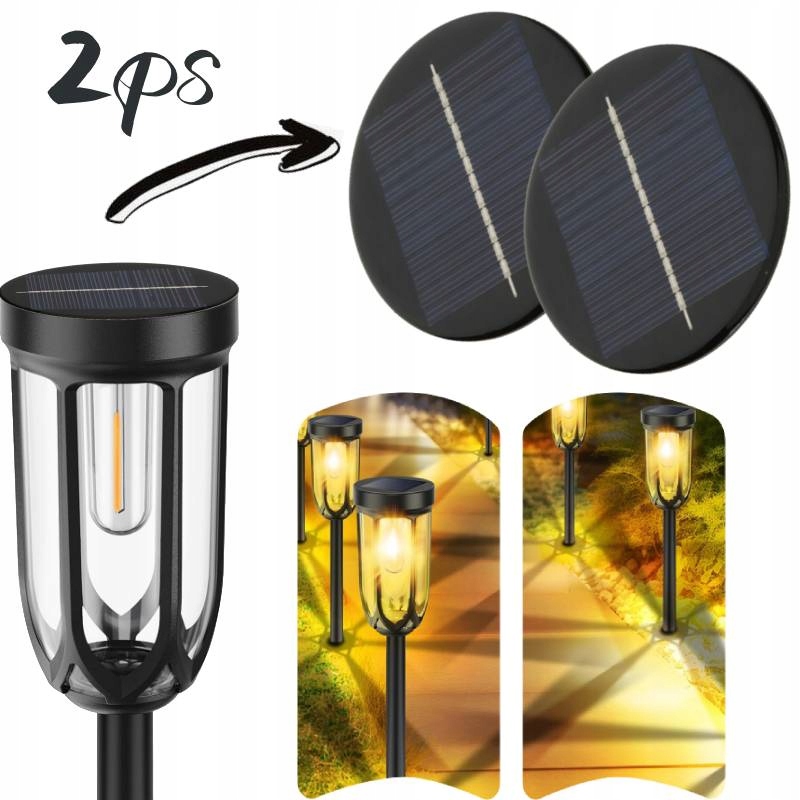 2 Szt Adowarka Solarna 6V Panel Solarny Soneczny