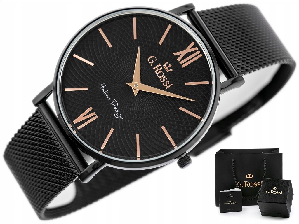 

Zegarek Damski G. Rossi Elissa mesh + Box + Grawer