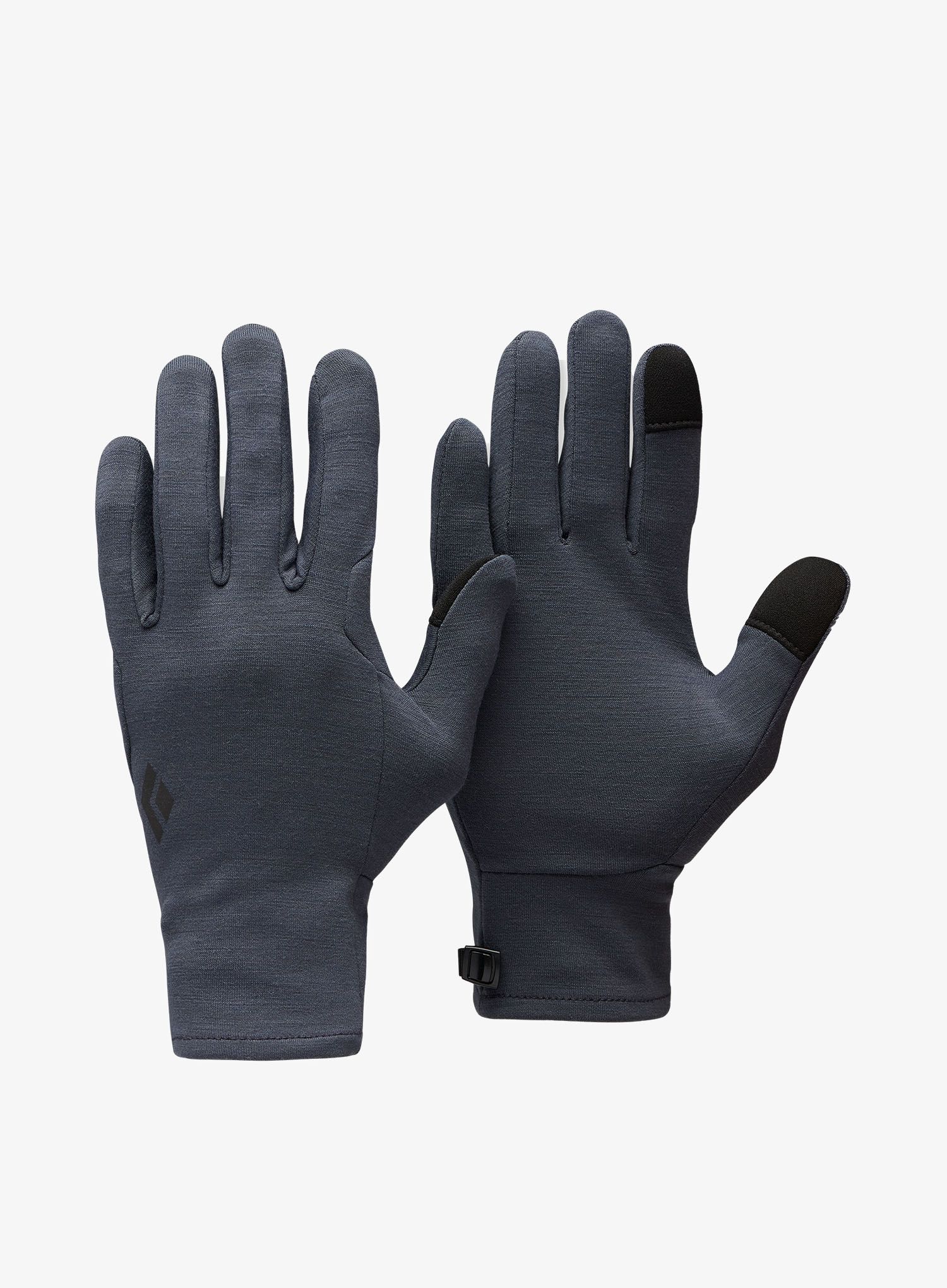 Vlněné rukavice Black Diamond Midweight Wool Liners Charcoal S