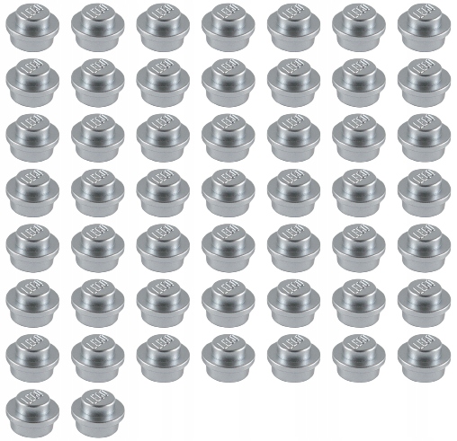 

Lego 4073 1x1 srebrna metaliczna Nowy (6g) 51 szt.