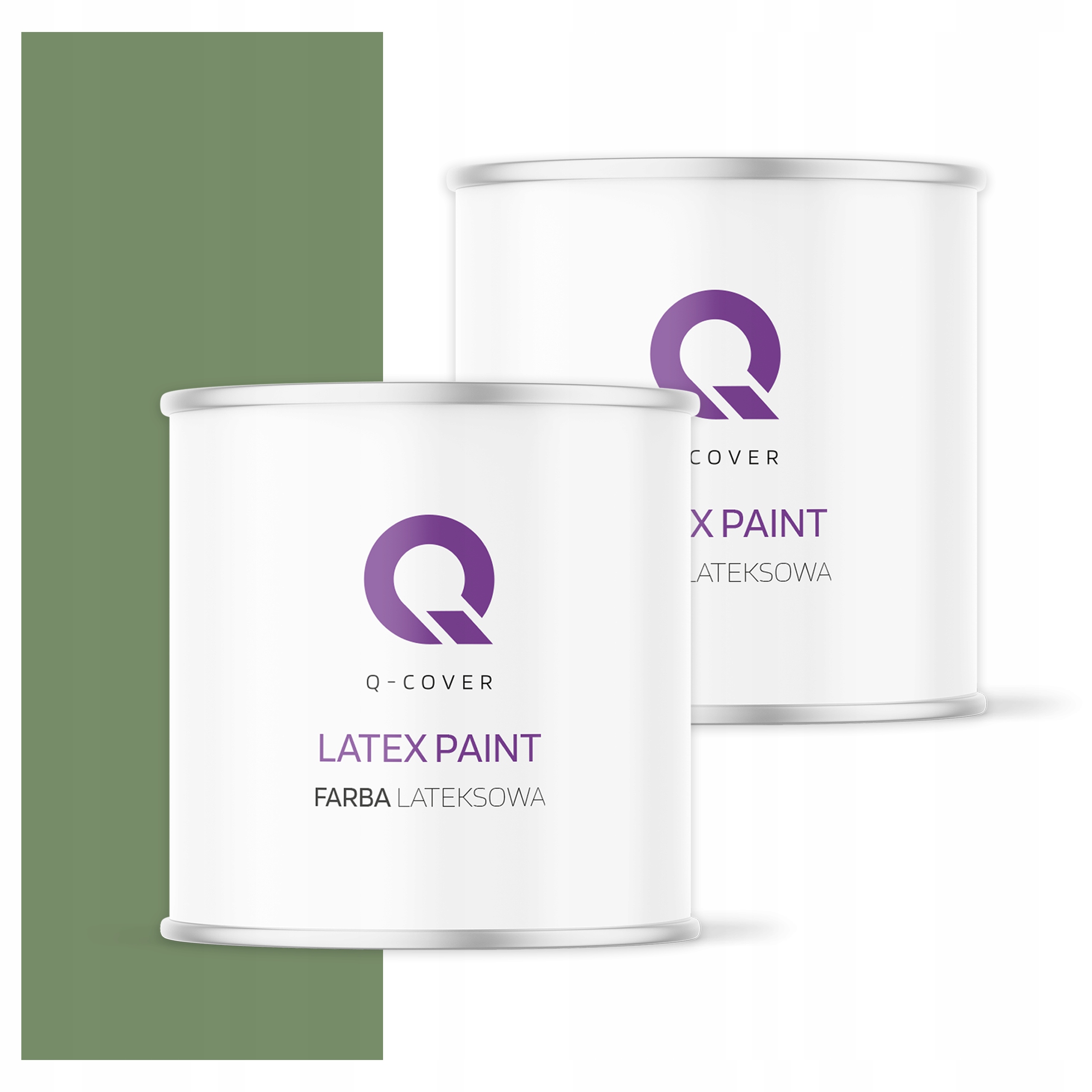 Barva vnitřní stropní barva 2L Hluboká matná Zelená Tmavá H2123