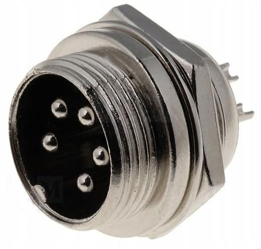 

Gniazdo mikrofonowe Cb 5PIN do obudowy