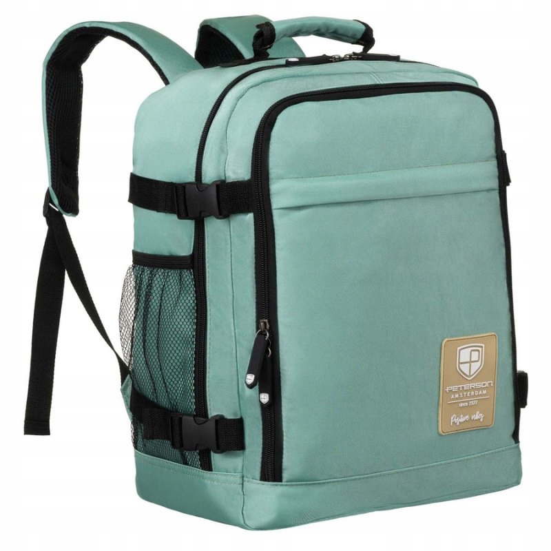 Voděodolný cestovní batoh Peterson se dvěma přihrádkami a držákem na kufr s Usb portem