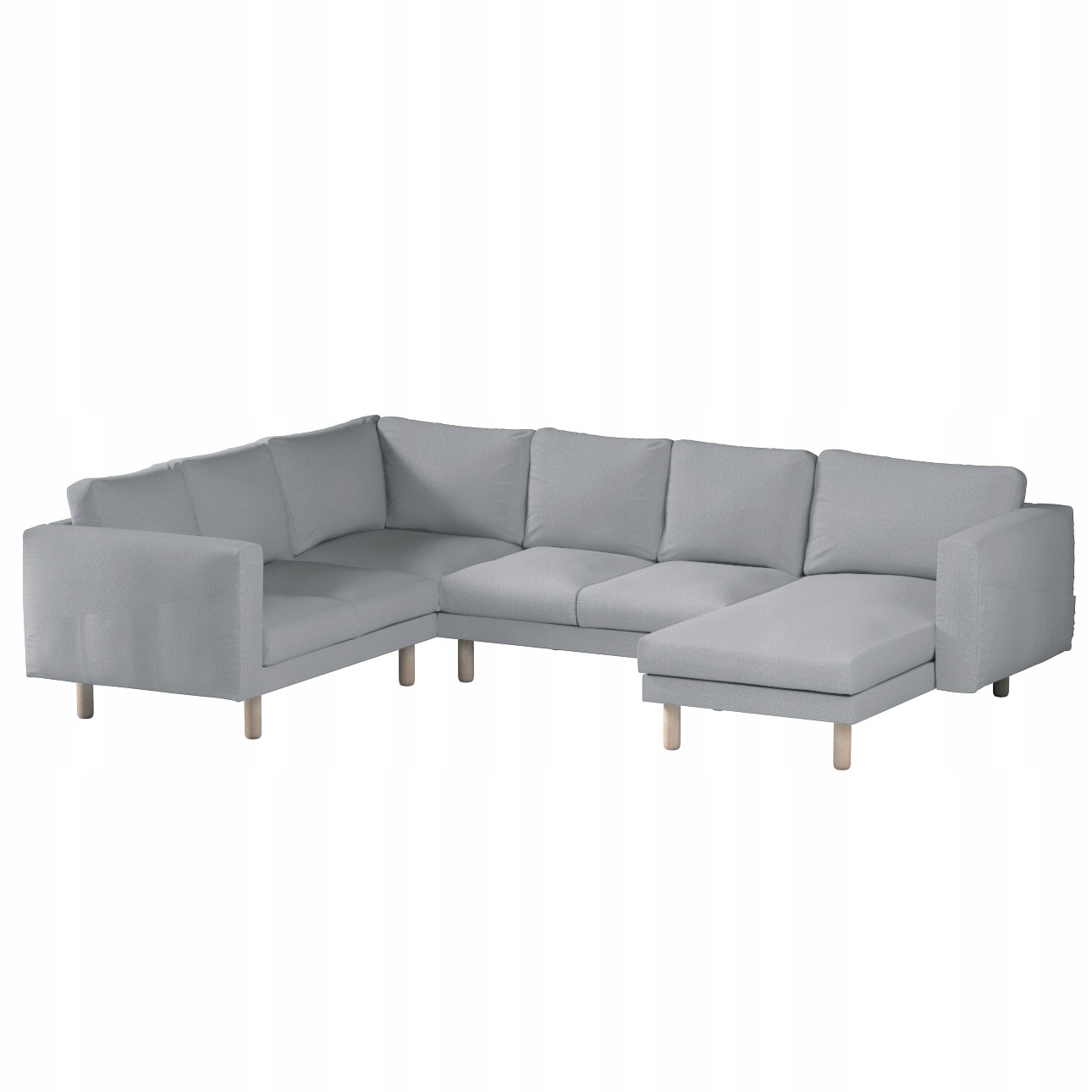 Dekoria Poťah na 5-miestnu pohovku Norsborg od Ikea, sivý