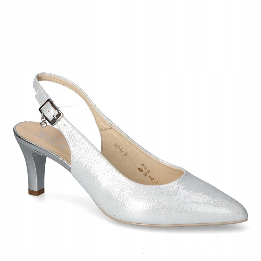 Sandály Sala 20422/2191 Stříbrný semiš 37