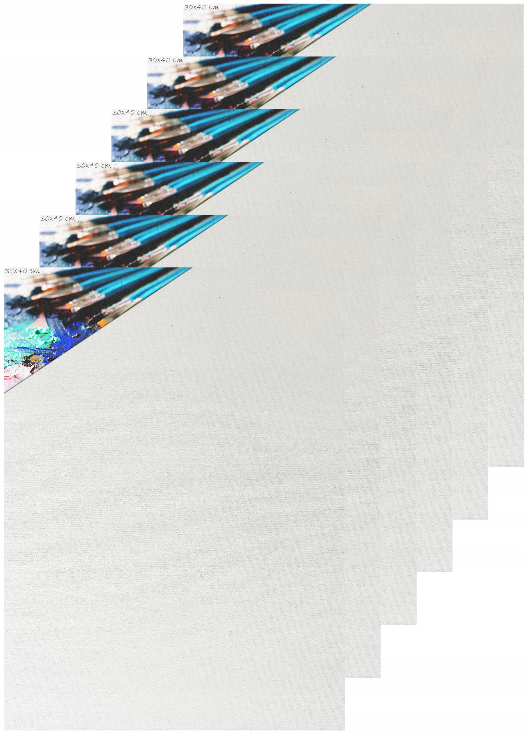 Malířská Tabule 30x40 Malířské Plátno 30/40 cm Kusů 6