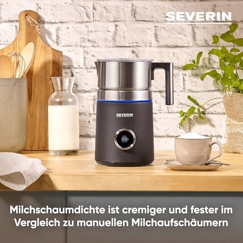SEVERIN SPUMA 700 PLUS Elektryczny Spieniacz Do Mleka Indukcyjny Stalowy — miniatura 3
