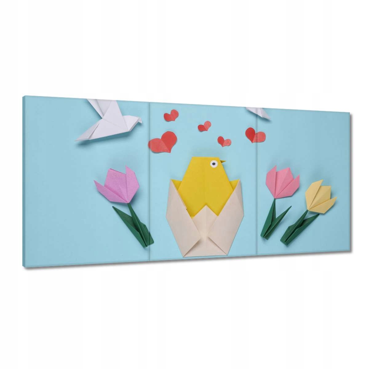 Obrazy 180x90 Origami jar kurča