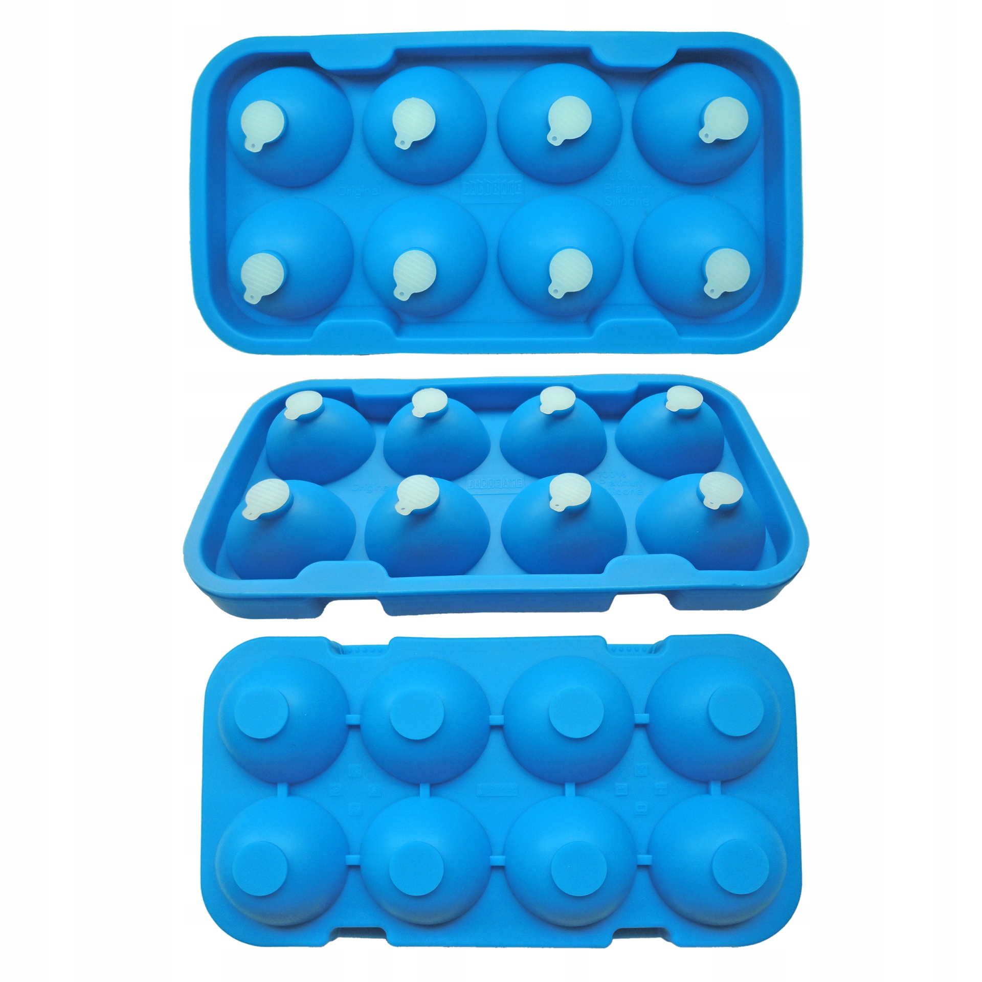 Silikonová forma na led na kuličky 8 ks Bar Professional