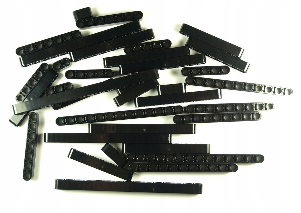 

Belki Proste różne 37szt. Czarne Lego Technic
