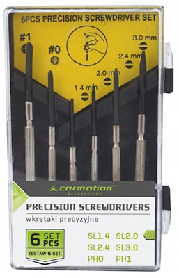 

Wkrętaki Precyzyjne Zestaw 6 Szt. W Poręcznym Etui