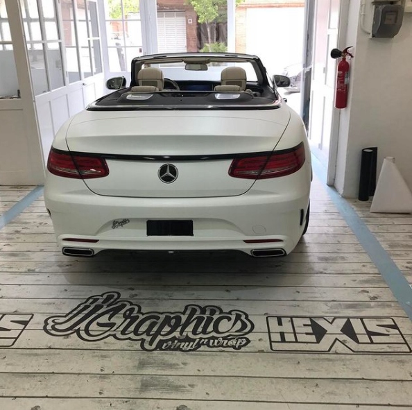 HEXIS Folia White Sparkle Matt 152X100cm MATOWA Funkcja zmiana koloru