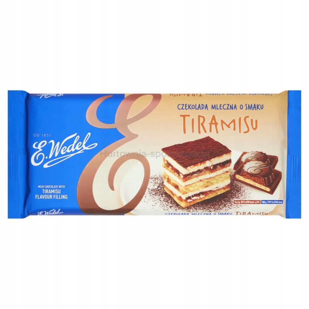 Levně Wedel Čokoláda s příchutí tiramisu 293 g