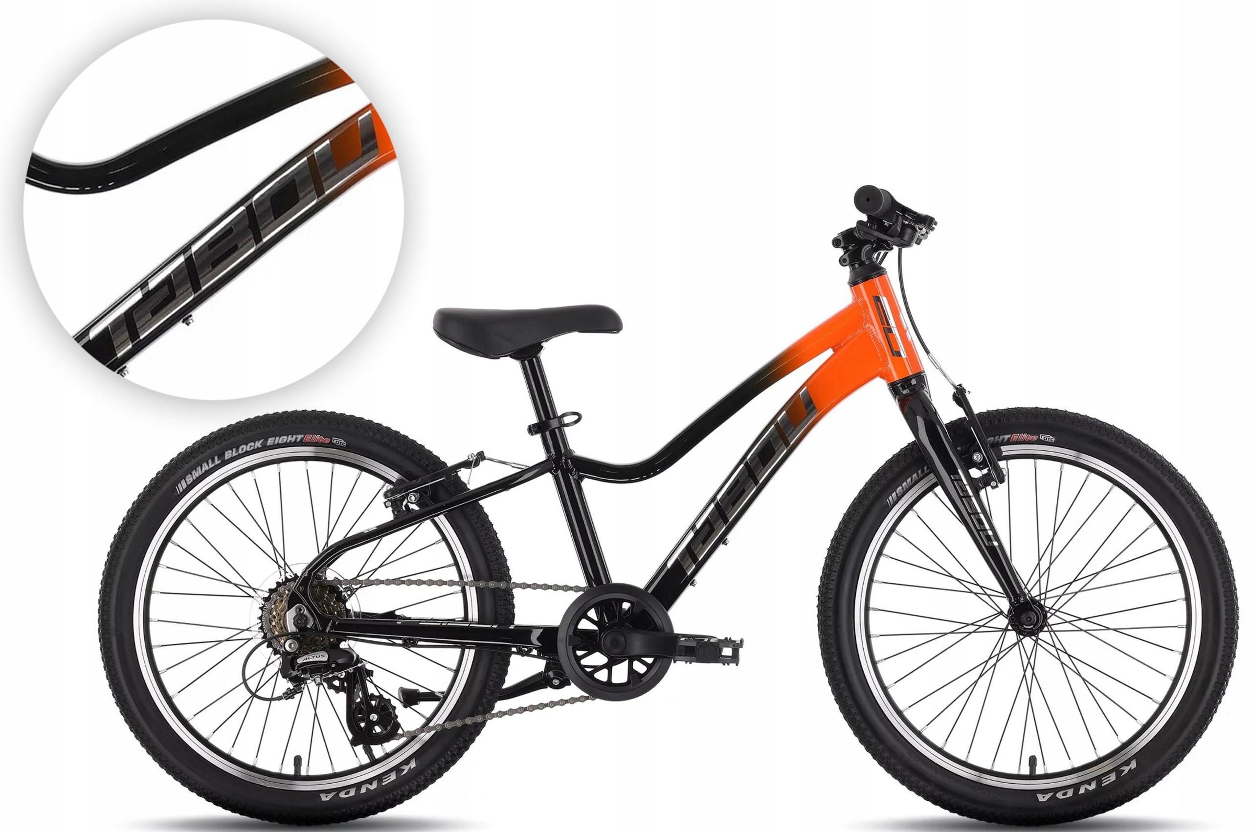 Rower dziecięcy 20" Tabou Poison Lite rama 10" orange black R26