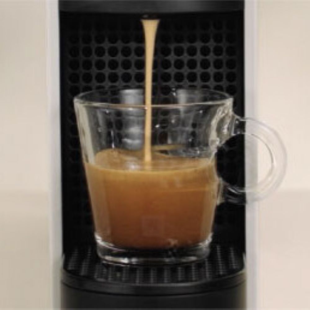 EKSPRES DO KAWY NA KAPSUŁKI NESPRESSO ESSENZA MINI BIAŁY SPIENIACZ + GRATIS Szerokość produktu 8.4 cm