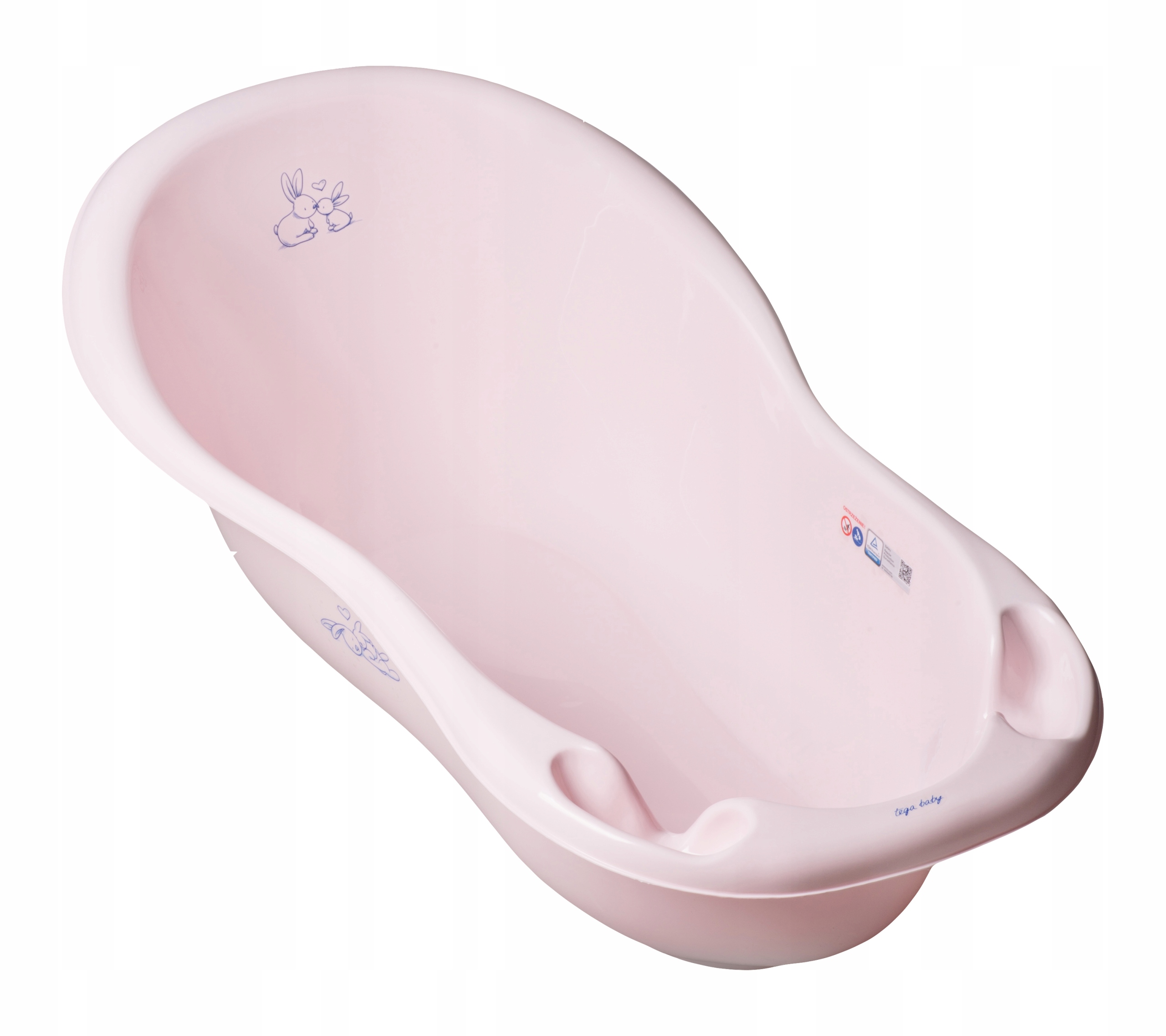 

Wanienka Wanna Tega Baby Z Odpływem Różowa 102 cm