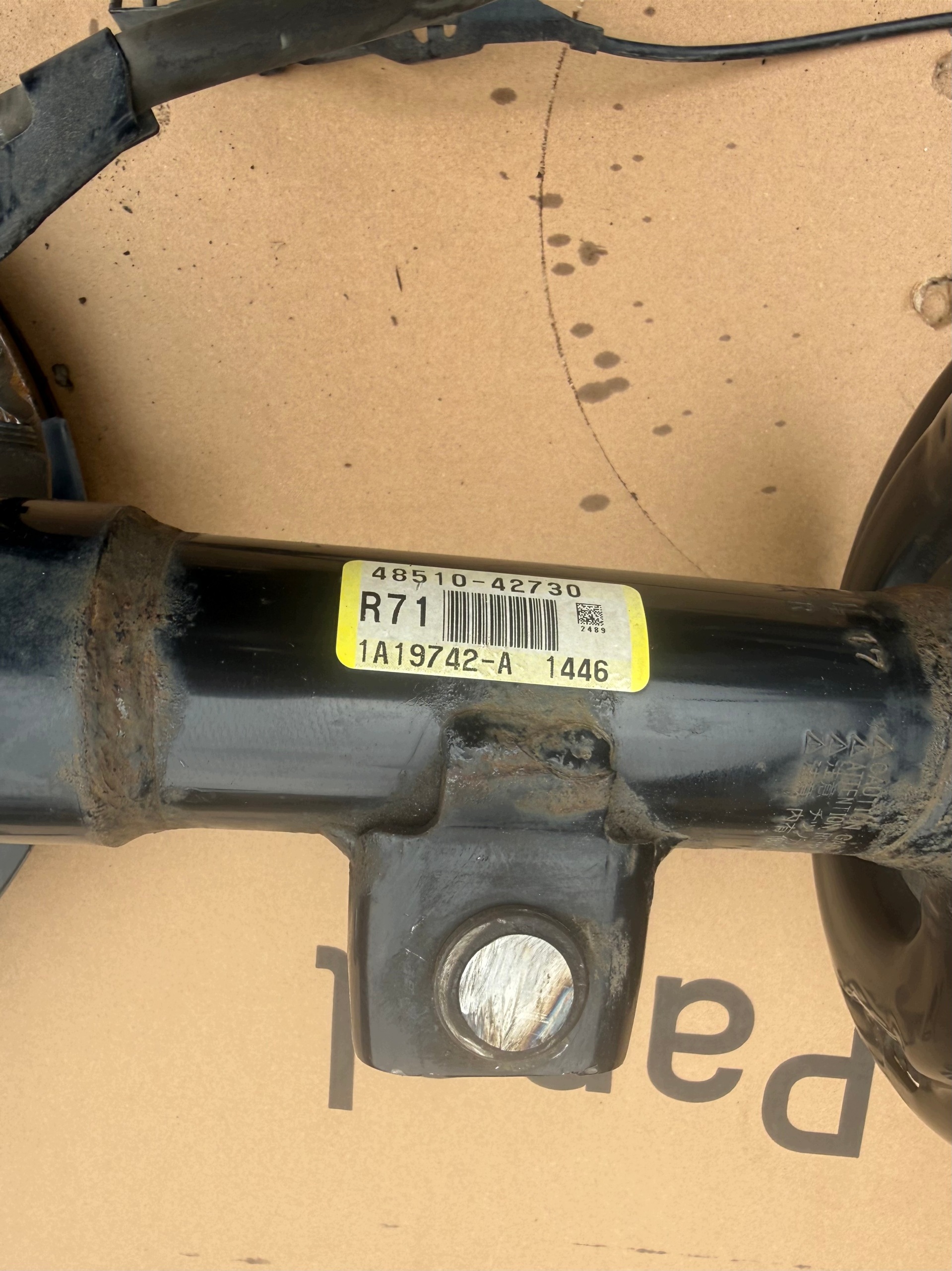 shock absorber spring McPherson swing disc right front TOYOTA RAV4 2.5