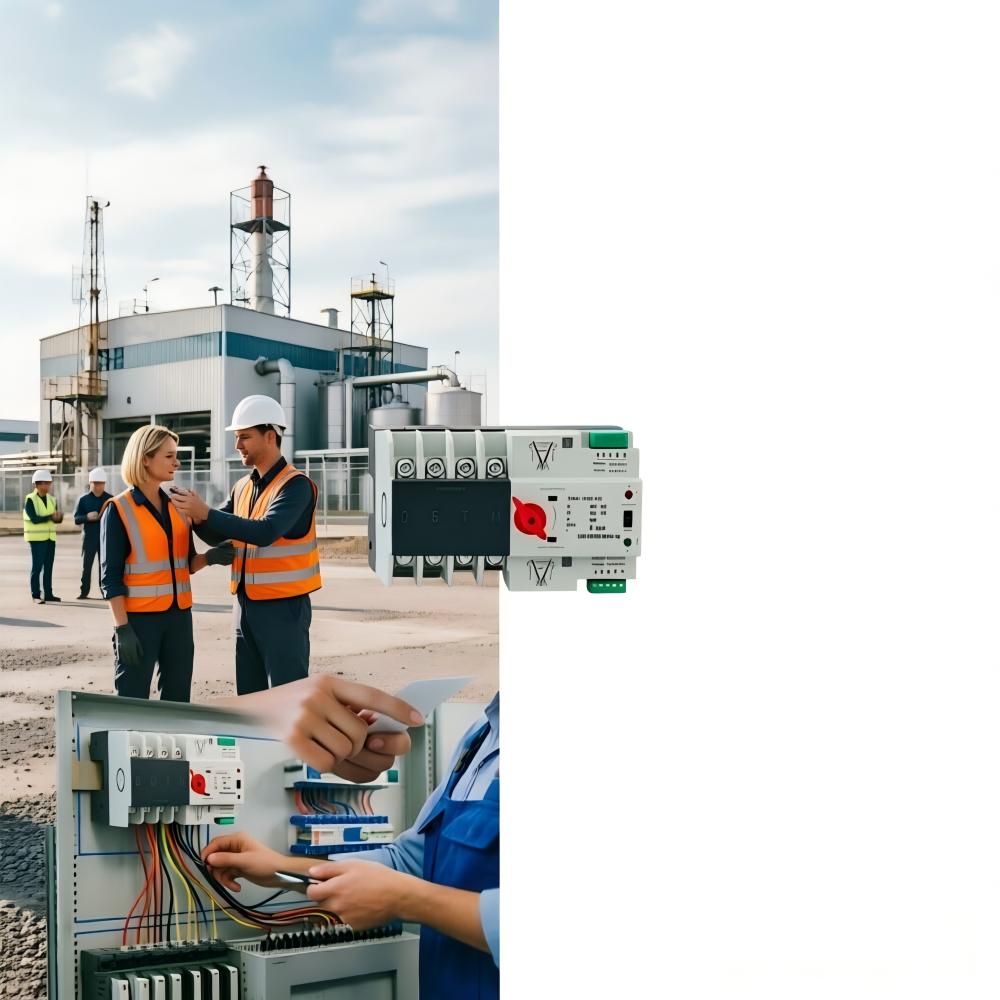 Kontrolér automatického přepínače přenosu 100A 230V ZGQ5 100 4P