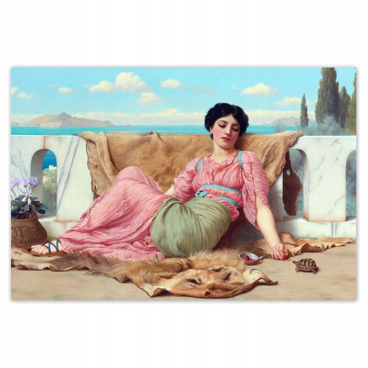 Plakáty 200x135 The quiet pet Godward