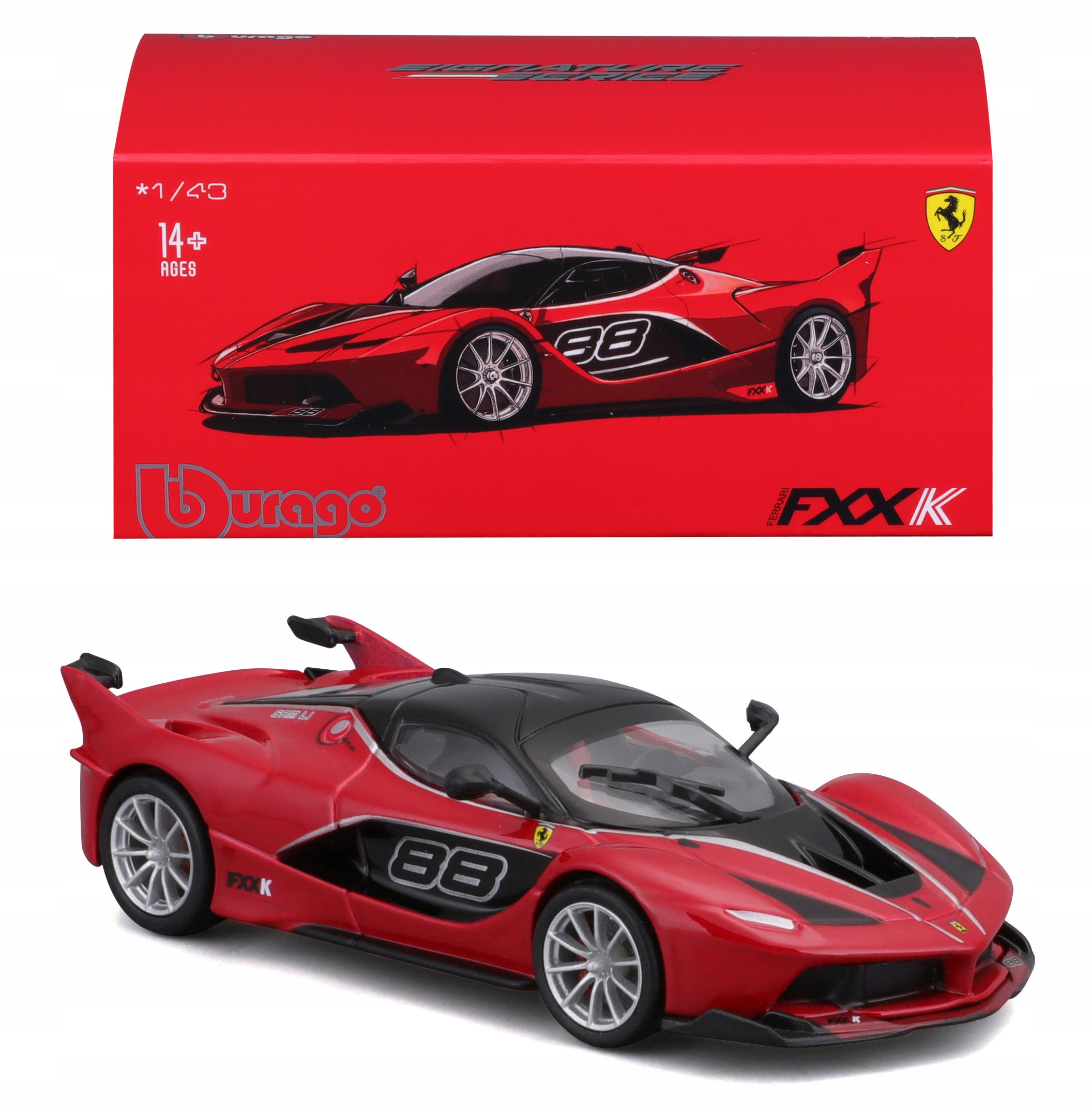 Ferrari Fxx K Red #88 1:43 Bburago
