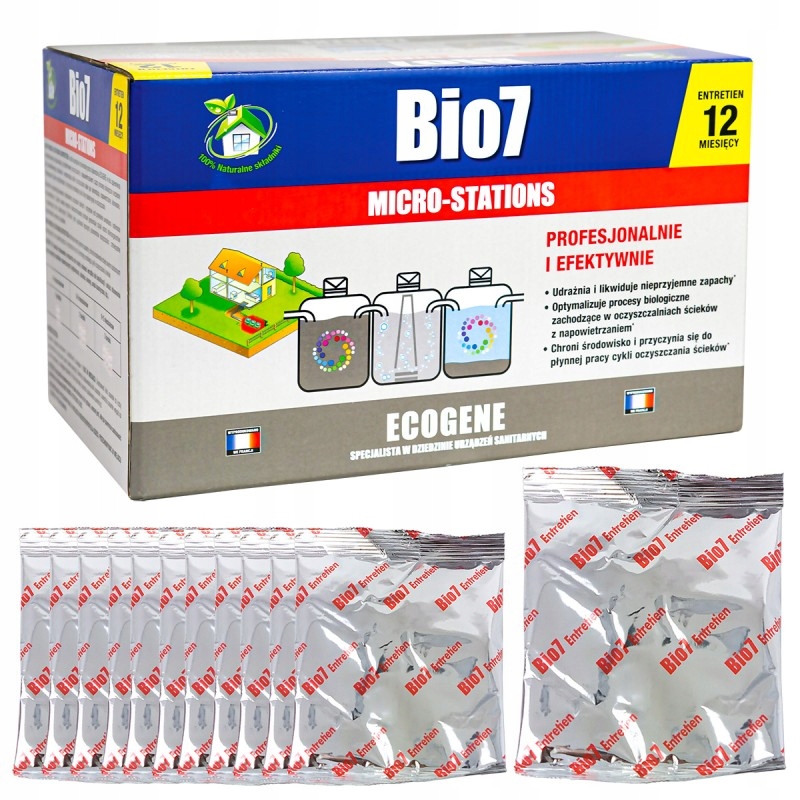 Bio7 Entretien 12 miesięcy Microstations Tlenowe 12saszetek